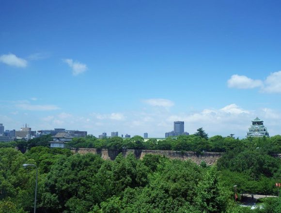 過日のセミナー会場からの景色。 #大阪城 が一望できるってのはええなぁ！ #カコソラ