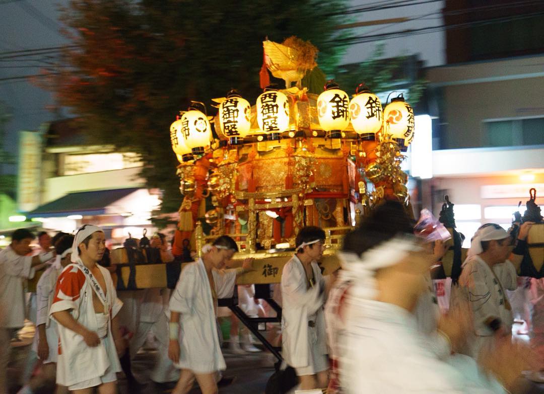 山鉾巡行の後は #神輿 のお通りですよ！ #kyoto #gionmatsuri #portableshrink #京都 #祇園祭 #流し撮り